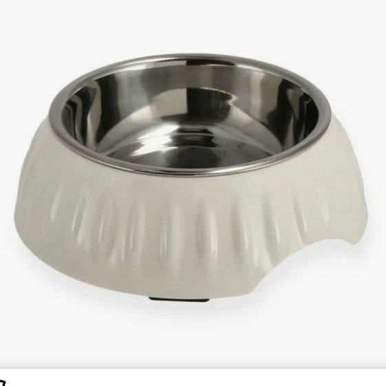 Dogman-Food bowl Retro - (0.35 L) - Gray