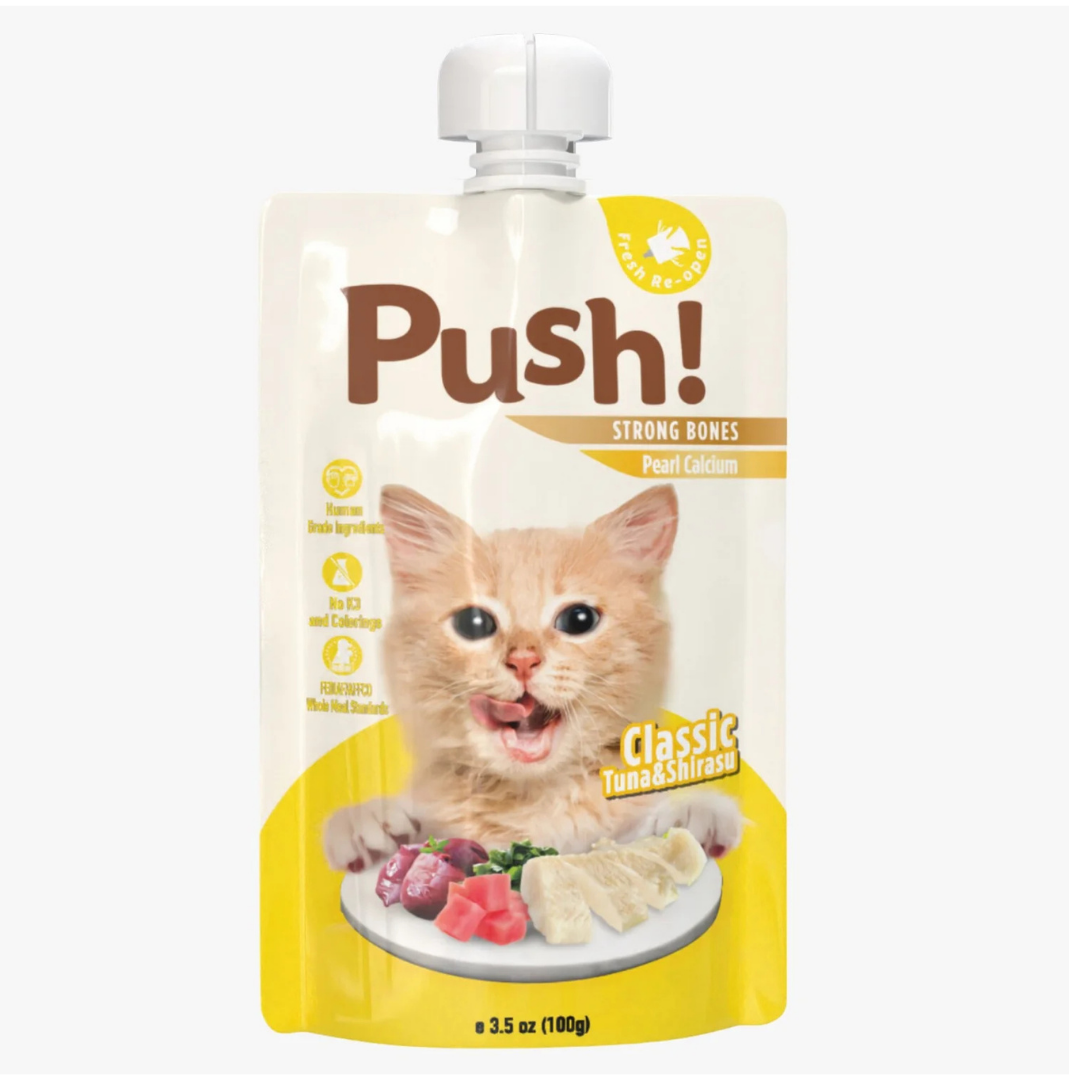 Push - Tuna&Shirasu + Pearl Calcium Strong Bone 100g