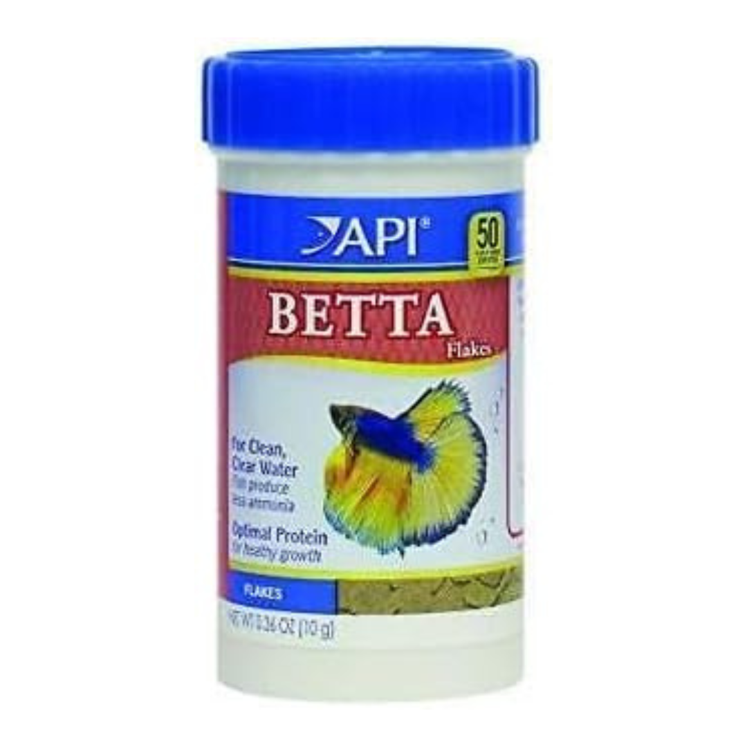 API -  Betta Flakes Fish Food 0.36 oz