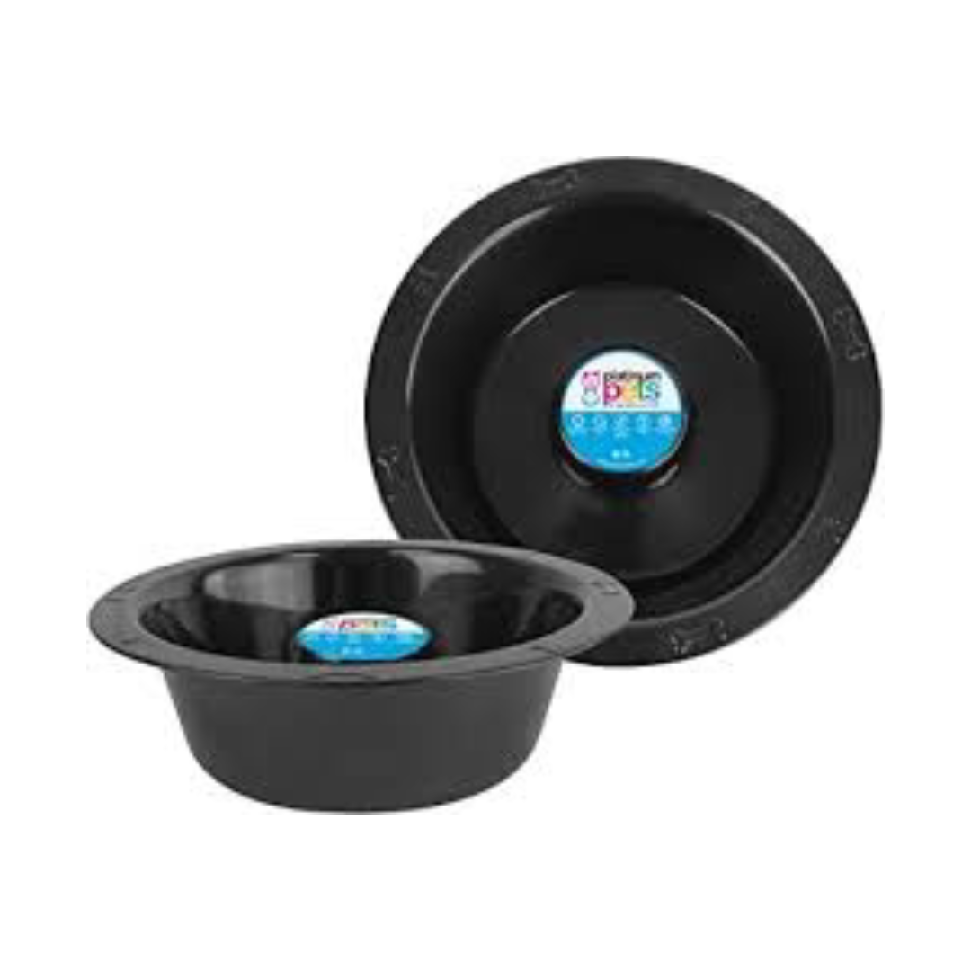 Platinum Pets-Bowl, Slow Feeder, Black Chrome