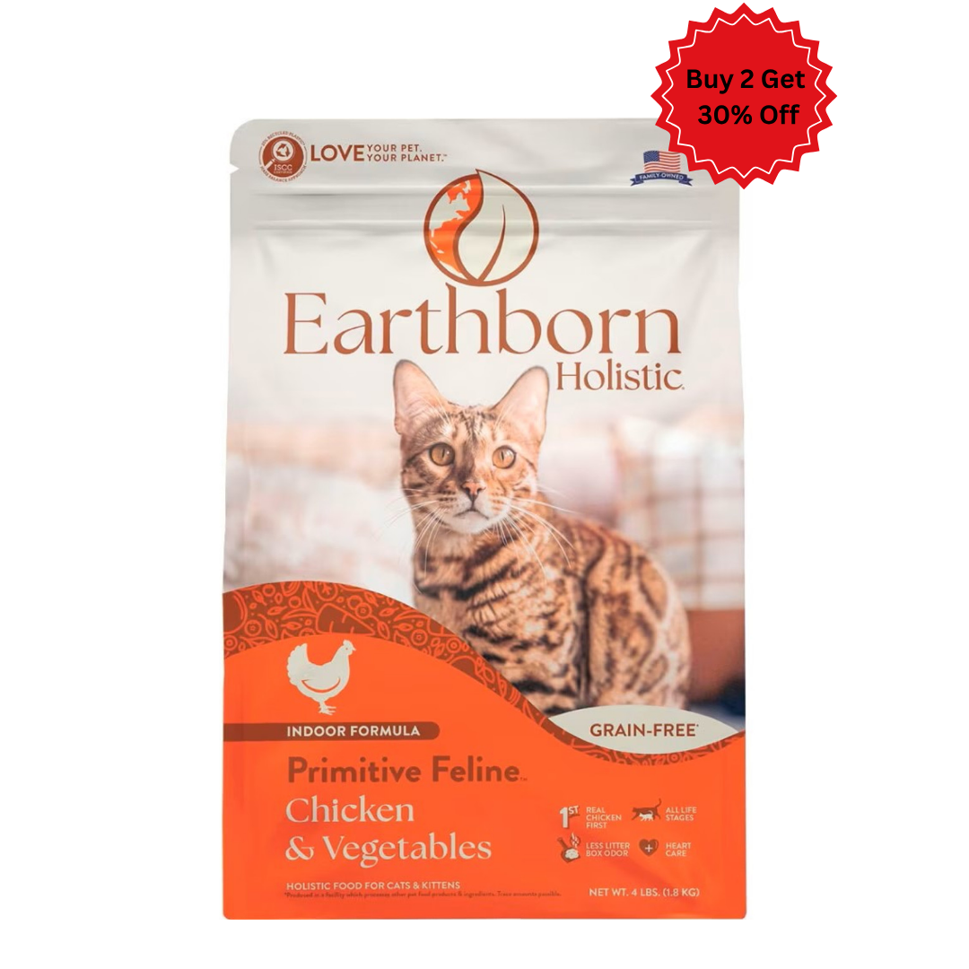 Earthborn Primitive Feline Chicken & Vegetables (Diffrent sizes)