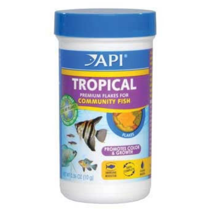 API -  Flakes Tropical Fish Food 0.36 oz