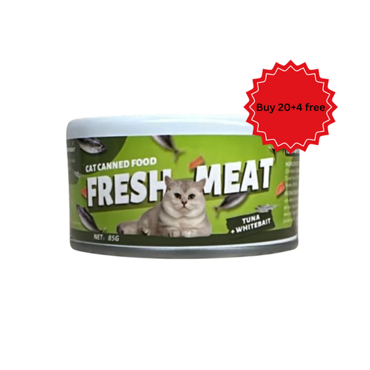 طعام بت مترو للقطط بنكهة التونا والشيراسو حجم العبوة 85 جم