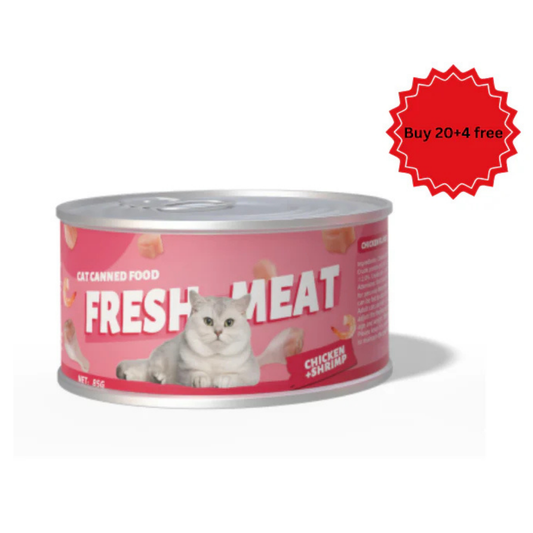 طعام بت مترو الرطب بنكهة الدجاج والجمبري حجم العبوة 85 جم 