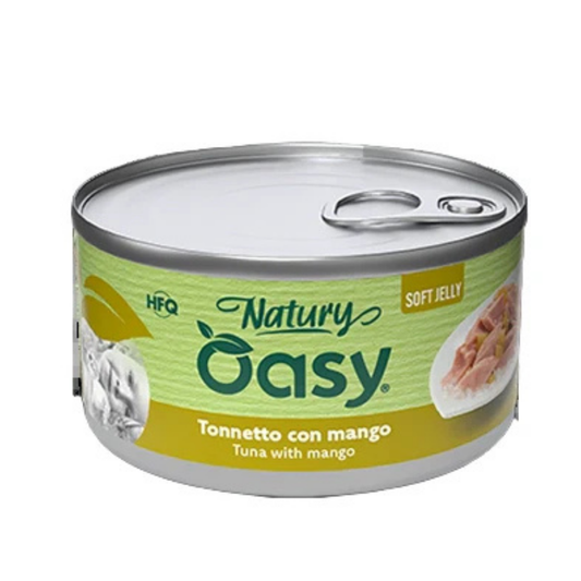 Oasy Wet Cat Natury Soft Jelly - Tuna with MANGO 150g