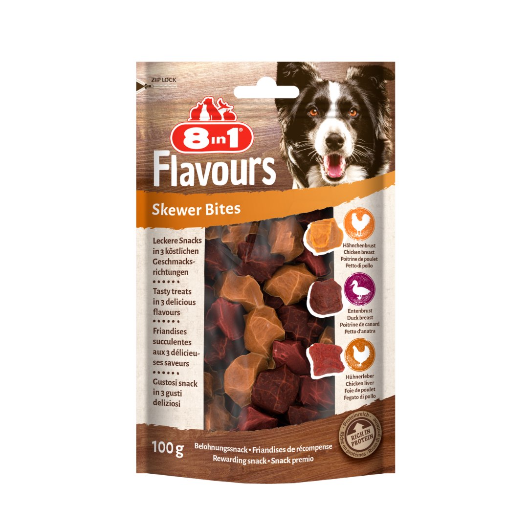 8in1 Flavours Skewer Bites 100 g