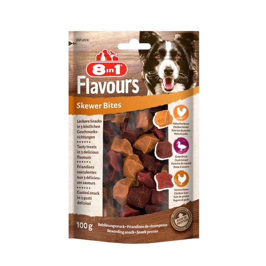 8in1 Flavours Skewer Bites 100 g