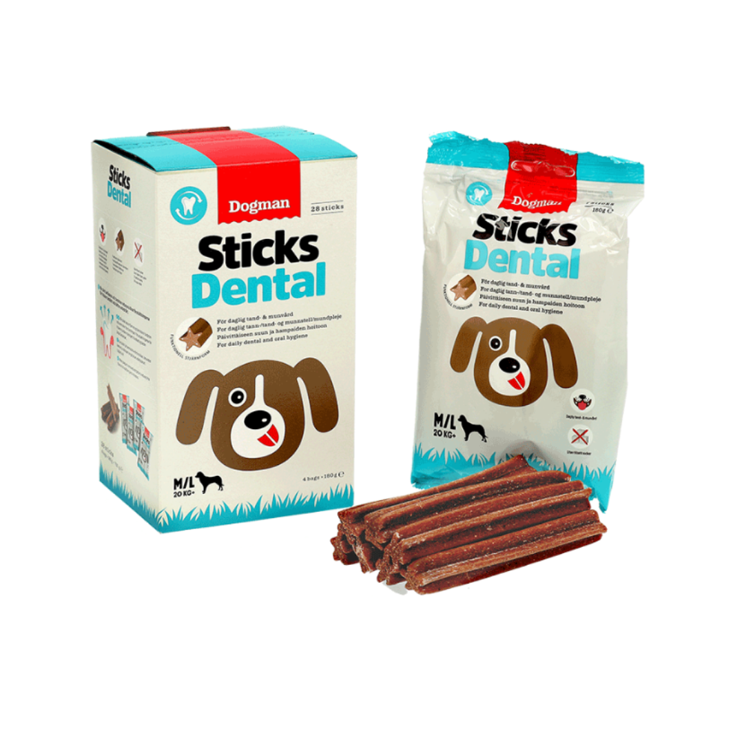 Dogman-Sticks Dental box 28pc M/L 20KG+