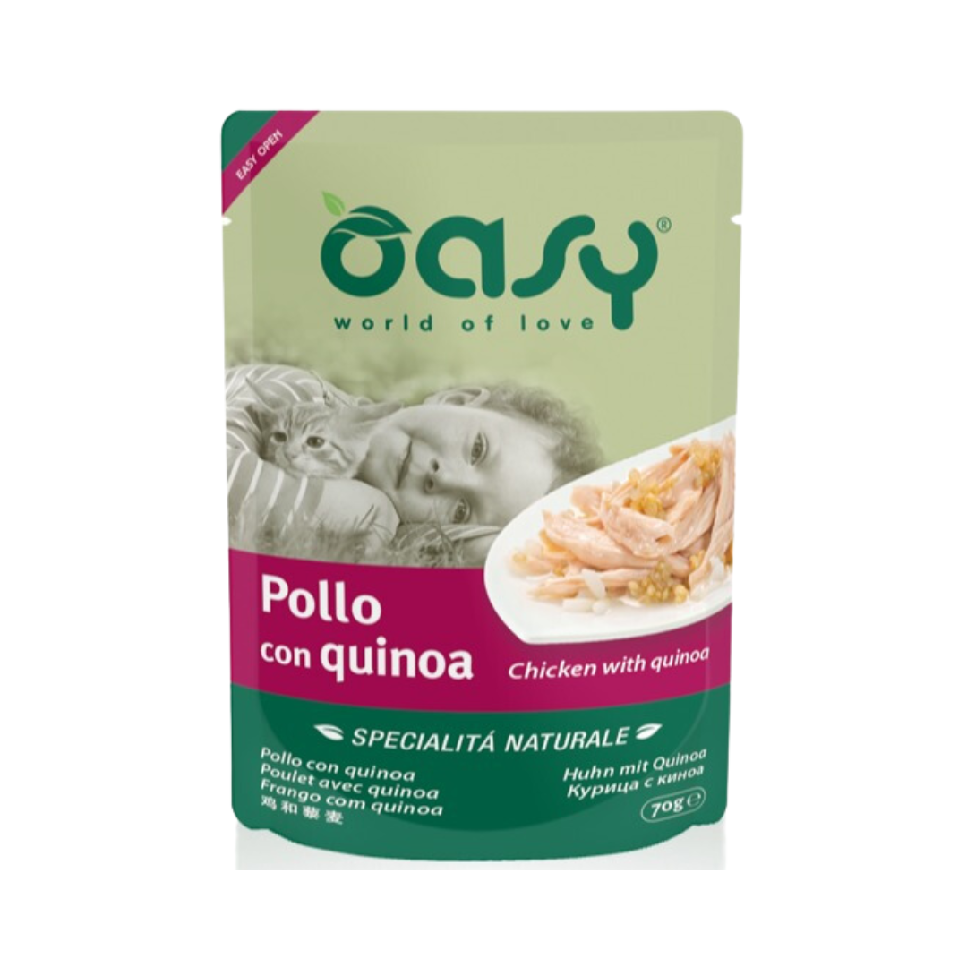 Oasy Chicken  Wet Food with Quinoa 70g