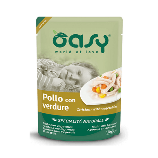 Oasy Chicken with Vegetables 70g pkt