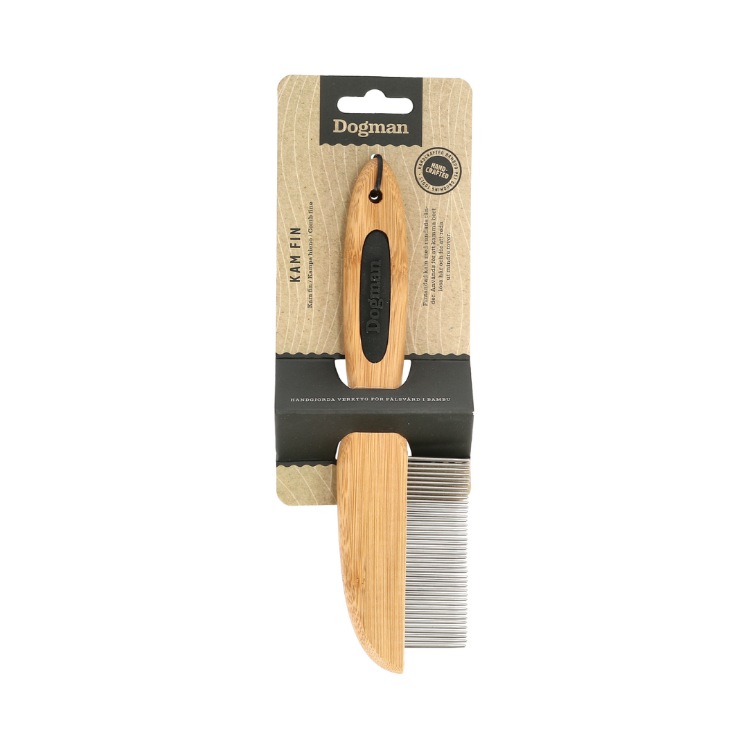 Dogman Comb fine Bamboo small