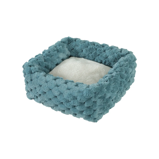 Zolux Abelha Squared Pet Bed Blue, XLarge