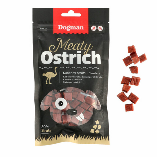 Dogman-Cubes of ostrich 80gm