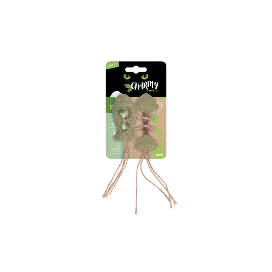 CHARMY Catnip Cat Toy - FISHES