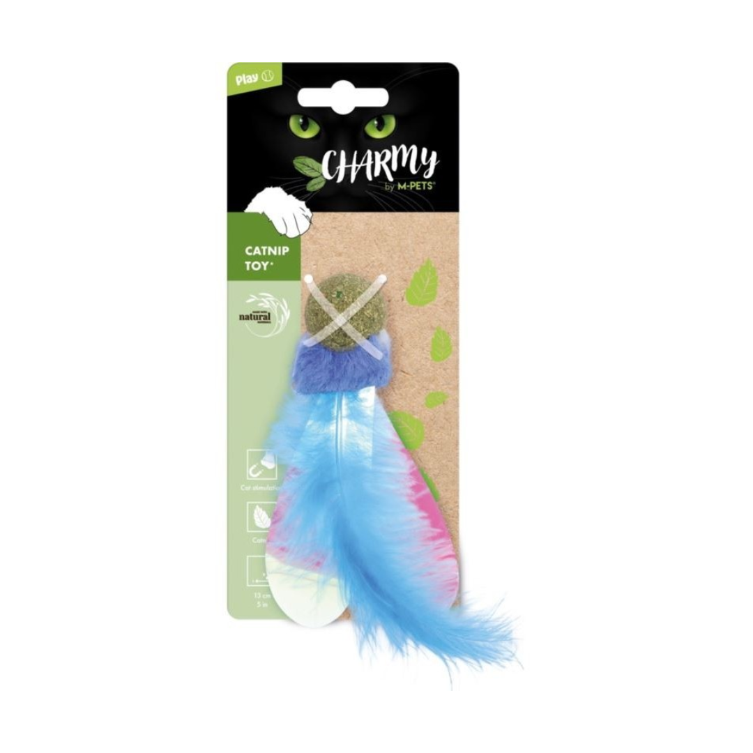 CHARMY Catnip Cat Toy - FIREFLY Blue