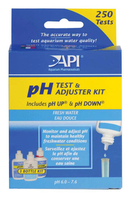 API -  PH Freshwater Aquarium Test & Adjuster Combo Kit, 250 count