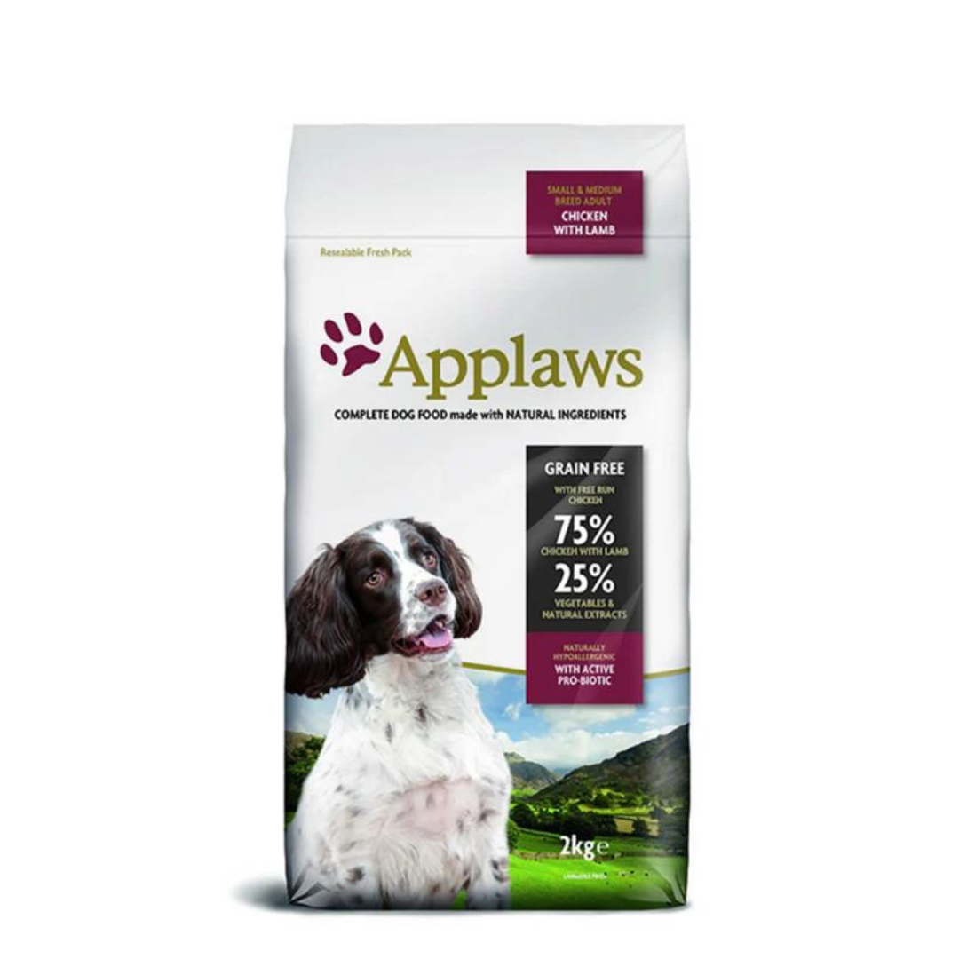 Applaws Dry Dog Lamb S&M 2Kg**