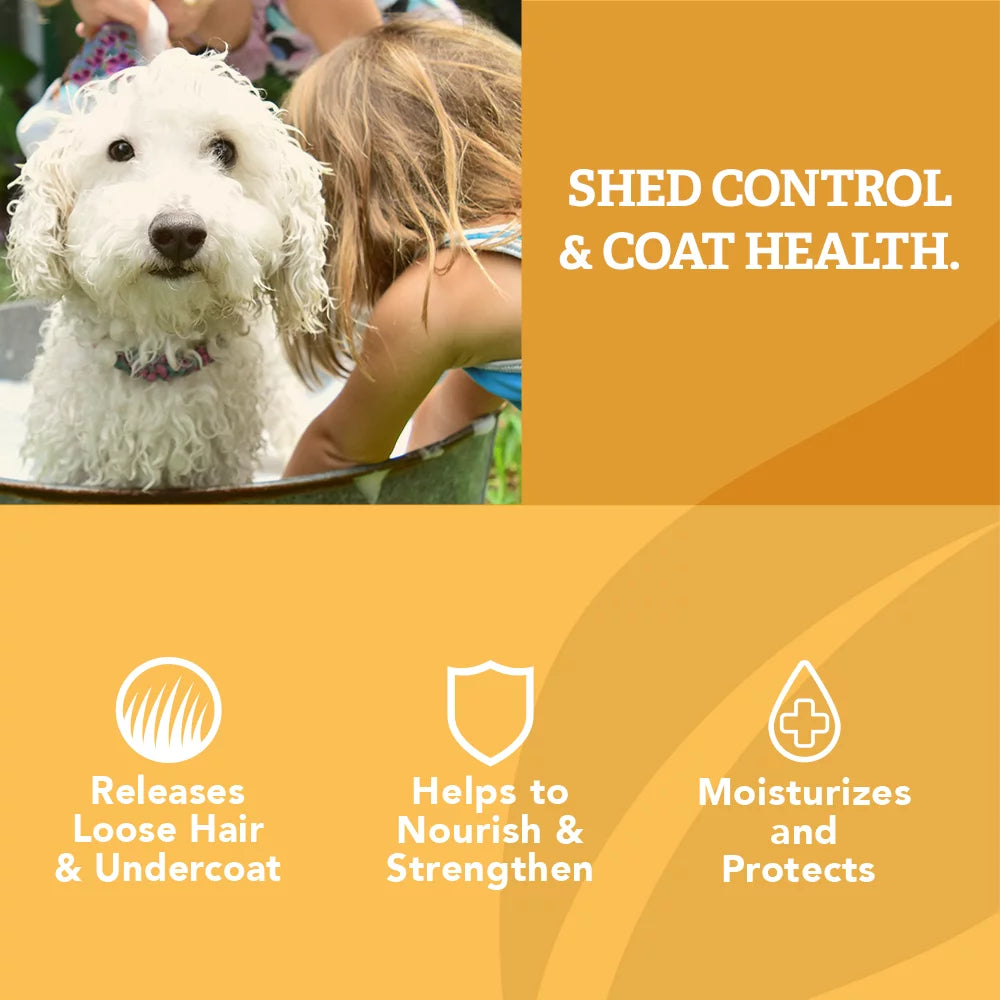 Natural Care Spoo Shed Control for dogs592 ml. - Manna Pro