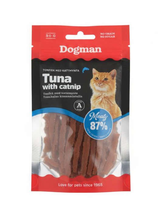 مكافأت دوغ مان شرائح التونة المجففة والنعناع حجم العبوة 30 جم