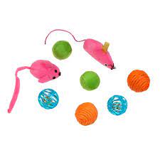 PetEdge-KB Mouse And Ball 8pk