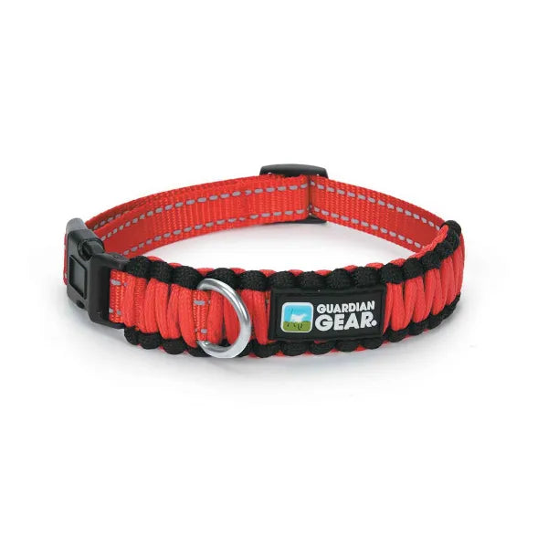 Guardian Gear Reflective Paracord Collar - Red