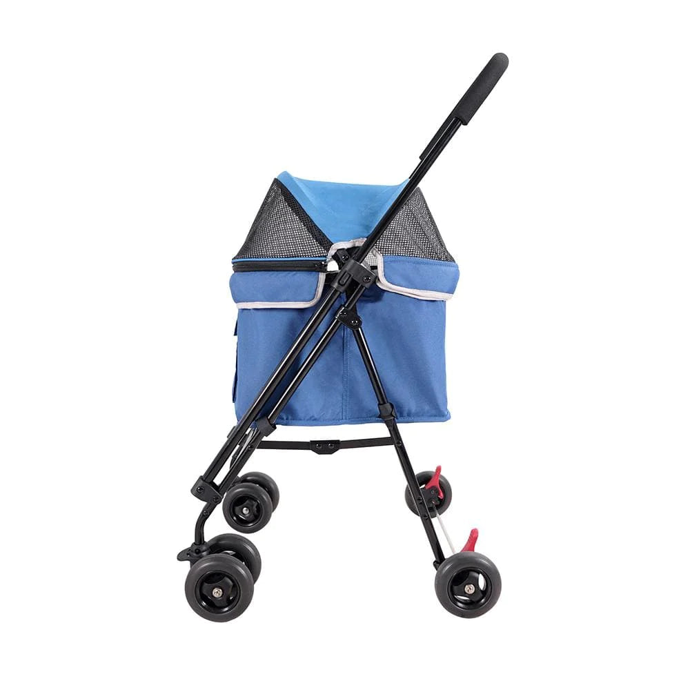 Ibiyaya-Astro Go Lite Pet Stroller Grungy Blue