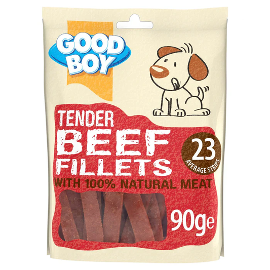 Good Boy - Tender Beef Fillets - 90G