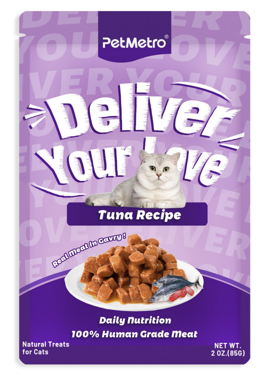 Pet Metro - Flavor Tuna CHUNK IN GRAVY POUCH 85g