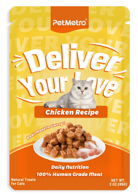 Pet Metro - Flavor Chicken CHUNK IN GRAVY POUCH 85g