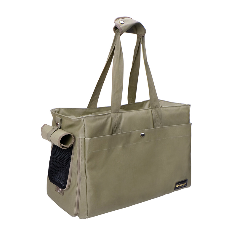Ibiyaya-CANVAS PET TOTE - Light Green
