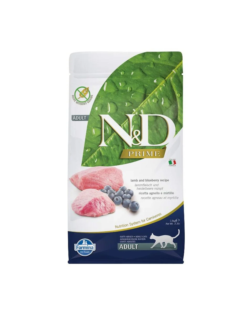 Farmina Lamb & Blueberry Adult Cat Dry Food, 1.5 Kg