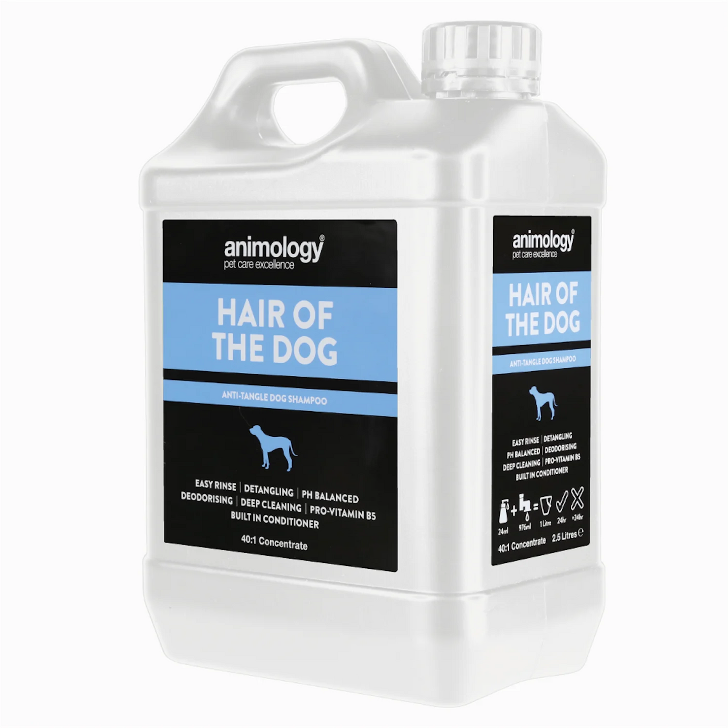 Animology Hair Of The Dog For Anti Tangle Shampoo 250 ml - 2.5 L( Different Sizes )