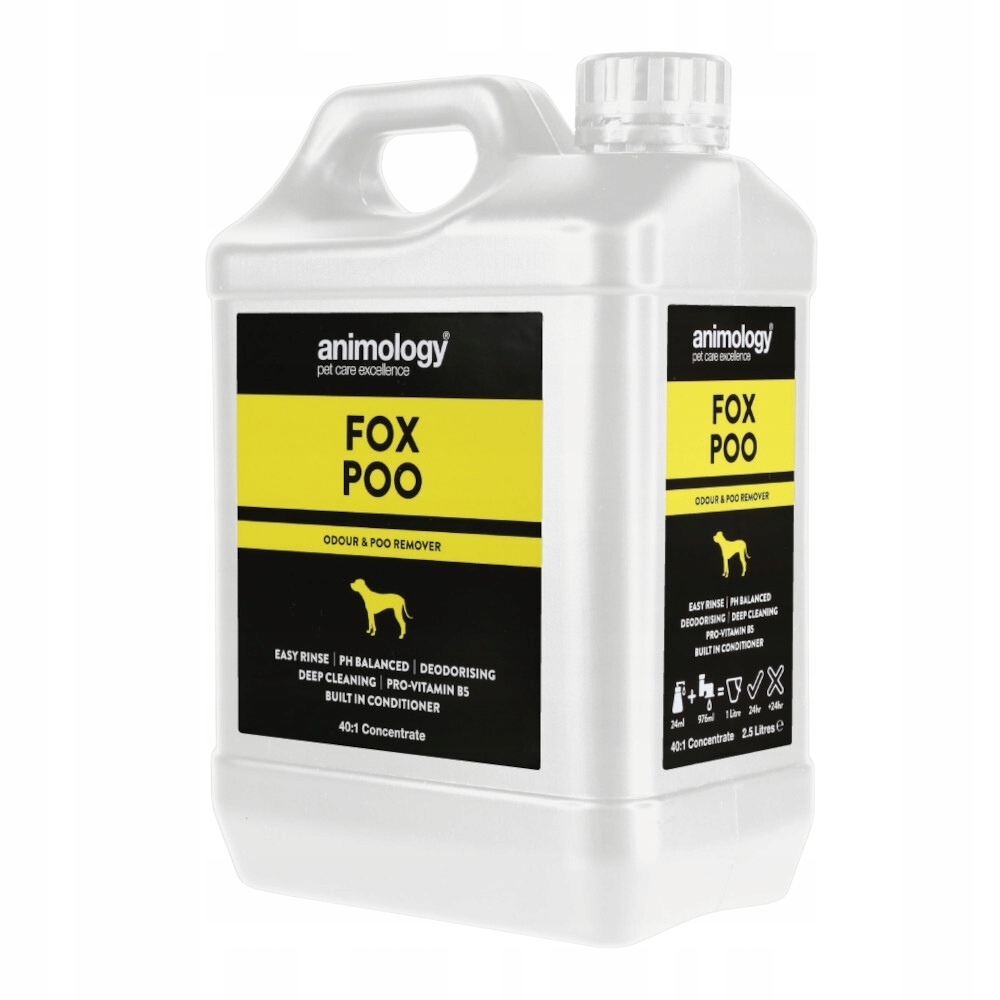 Animology- Fox Poo Shampoo 250 ML - 2.5 L( Different Sizes )
