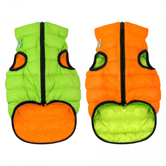 AiryVest Double-sided jacket for dogs S30 orange-lime