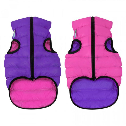 AiryVest Double-sided jacket for dogs - S30 - purple&pink