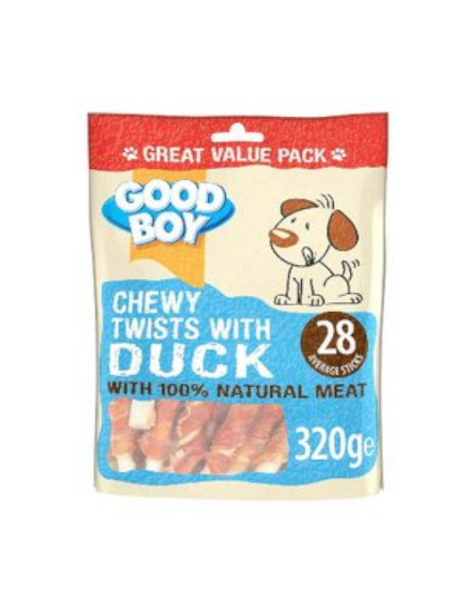 Good Boy - Chewy Twists with Duck 320g Value Pack