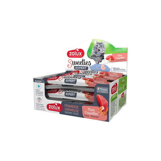 مكافأت زولكس علي شكل اعواد للقطط بنكهة السلمون حجم العبوة 14 جم