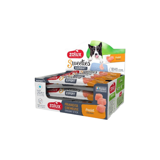 Zolux  -  Sweeties Creamy Stick for Dog - Chicken 14g