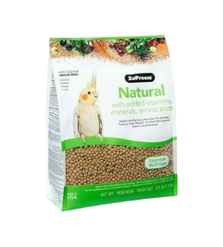Zupreem -  Natural Avian Diet - Cockatiels 2.5lb (1.13kg)