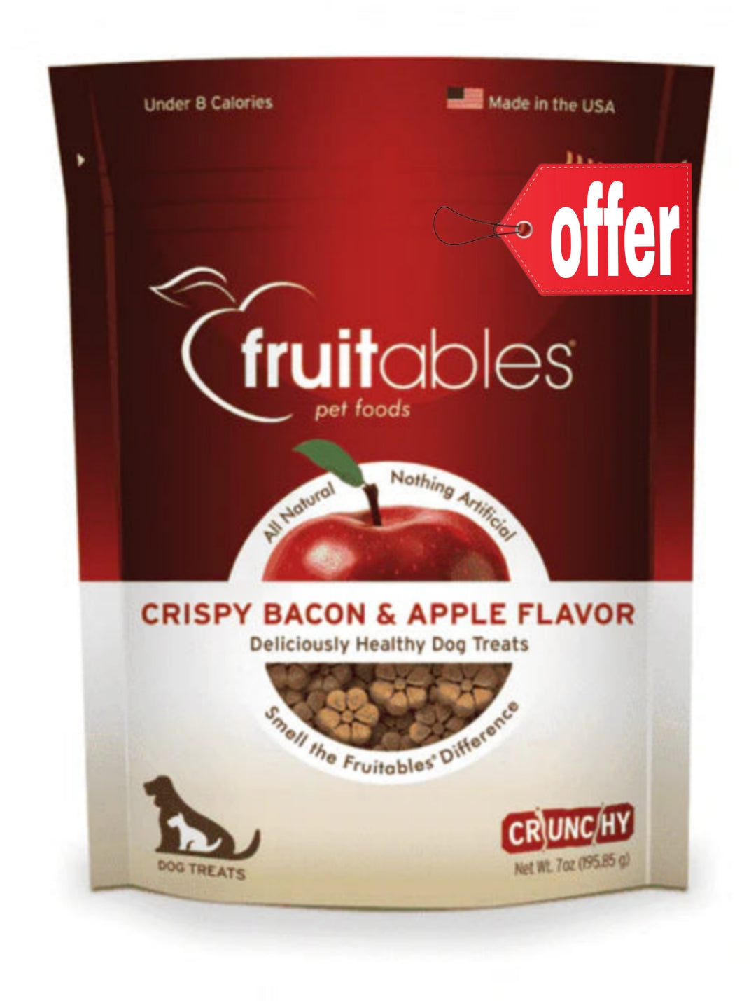 Fruitables Crunchies - Apple & Bacon -12oz (340g)