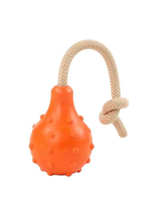 لعبة الكلب العائم من المطاط "ماجور دوج" للسباحة - ١٠٠ غرام - برتقالي