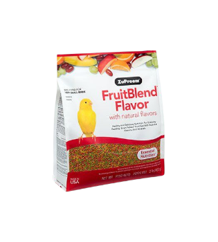 طعام زوبريم للطيور الصغيرة جدا بنكهة مزيج الفواكة حجم العبوة 2رطل (0.91 كجم)
