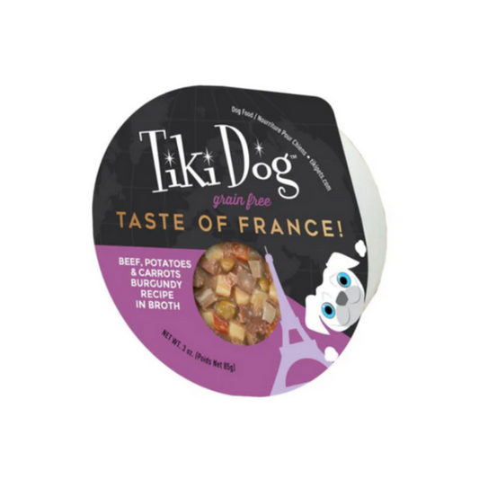 TikiDog Taste of France, Beef & Potatoes Wet Food 85gm