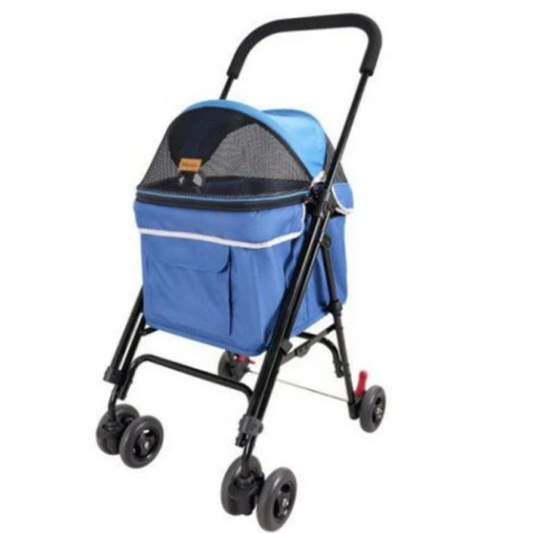 Ibiyaya-Astro Go Lite Pet Stroller Grungy Blue