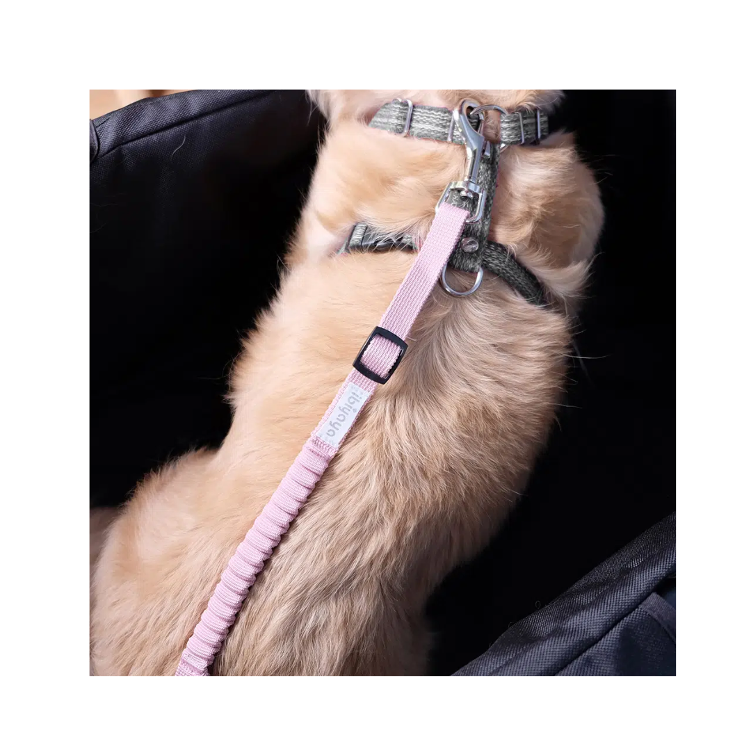 Ibiyaya-No Shock! Bungee Leash Extension/ Stroller Tether-Rose Pink