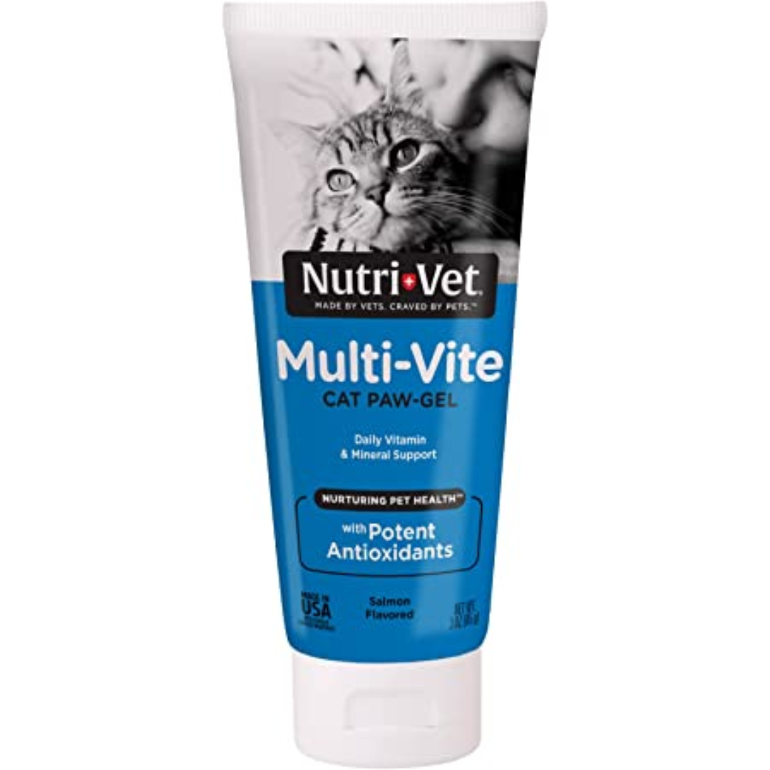 Nutri-Vet Multi-Vite Paw Gel For Cat - Salmon 85 ml