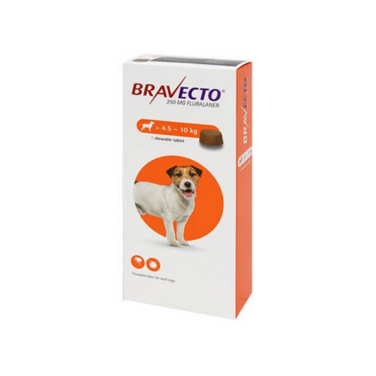 BRAVECTO TABLET FOR DOGS 4.5-10 kg - 250Mg
