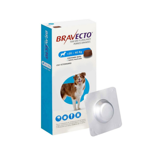 Bravecto 1000 mg   20- 40 kg