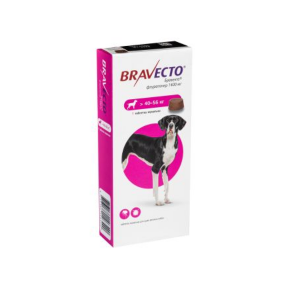 Bravecto 1400 mg   40- 56 kg
