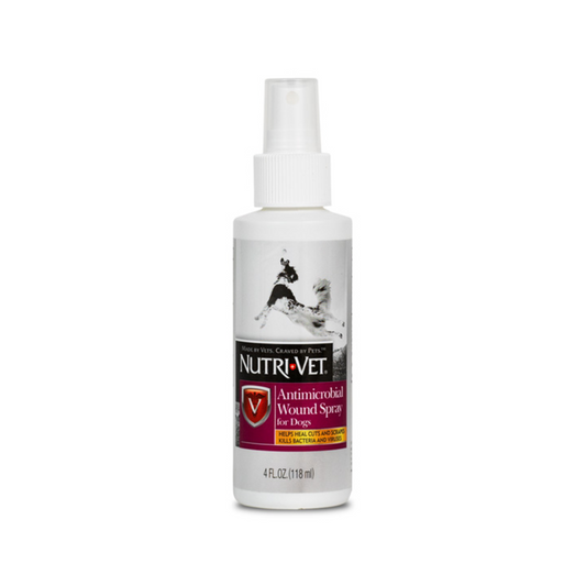 Nutri-vet Antimicrobial Wound Spray For Dogs 118ml